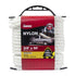 King Chain 3/8" x 50' Twisted Nylon Rope, White