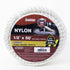 King Chain 1/2" x 50' Twisted Nylon Rope, White