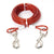 King Chain 20' Heavy Duty PVC-Coated Dog Tie-Out