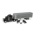 Tomy 1:64 Black Semi with Cattle Trailer Steer and Calf