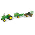 John Deere 15-Piece 1:32 Scale Haying Set with Die-Cast Tractor, Baler and Wagon Farm Playset