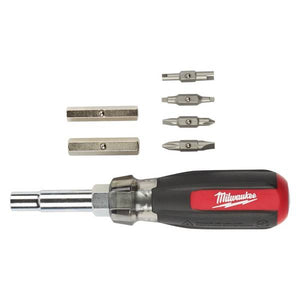 Milwaukee 13-in-1 Cushion Grip Screwdriver with Schrader Bit