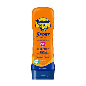Banana Boat 8 oz 50 SPF Sport Ultra Broad Spectrum Lotion Sunscreen