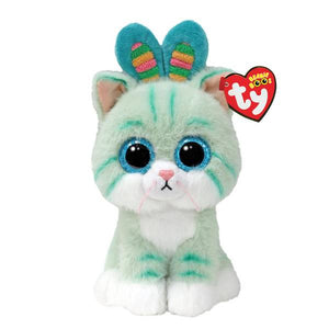 Ty GUMDROP, Teal Cat Plush
