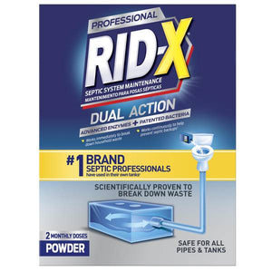 Rid-X Professional Septic Treatment, 2 Month Supply Of Powder, 19.6oz