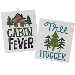 Kay Dee Designs 2-Pack Cabin Fever Swedish Fun Cloth Set