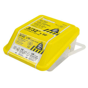 King Chain 3/32" x 1/8" x 50' 7 x 7 PVC Coated Wire Rope