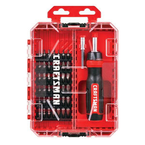 Craftsman 44-Piece Ratcheting Multi-Bit Screwdriver with Case