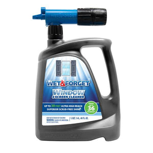 Wet & Forget Window and Screen Cleaner, 48 oz
