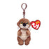 Ty Bellies Mitch Brown Otter Plushie Clip