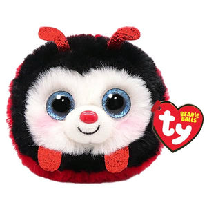 Ty Izzy - Lady Bug Puff Ball