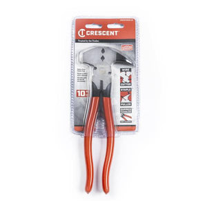 Crescent 10" Dipped Handle Dual Staple Grip Joint Fence Tool Pliers