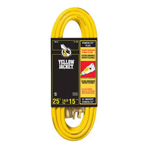 Yellow Jacket 25' 14/3 Yellow Jacket Extension Cord