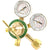 Forney 250 Series Oxygen Regulator, 2 inch Side Mount