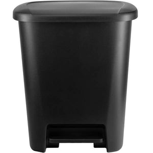 Hefty Hefty XL StepOn Trash Can, 20.1 Gallon, Black
