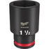 Milwaukee SHOCKWAVE Impact Duty 1/2" Drive 1-1/2" Deep 6 Point Socket