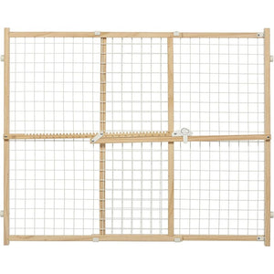 MidWest Wire Mesh Wood Presuure Mount Pet Safety Gate - 32" tall - 1 count