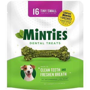 Sergeants Minties Dental Treats for Dogs Tiny Small - 16 count