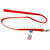 Coastal Pet Nylon Lead - Red - 4' Long x 5/8