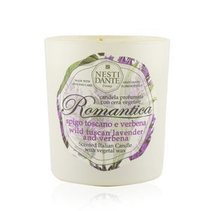 Scented Italian Candle - Wild Tusan Lavender &amp; Verbena