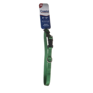 Tuff Collar Nylon Adjustable Collar - Hunter Green - 8"-12" Long x 3/8" Wide