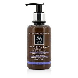Cleansing Foam With Olive &amp; Lavender For Face &amp; Eyes
