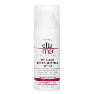 UV Clear Facial Sunscreen SPF 46 - For Skin Types Prone To Acne, Rosacea &amp; Hyperpigmentation - Tinted