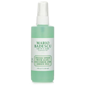 Facial Spray With Aloe, Cucumber And Green Tea - For All Skin Types