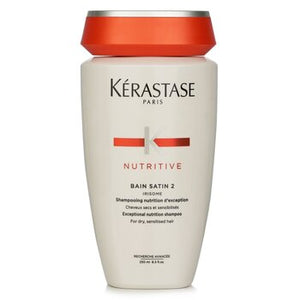 Nutritive Bain Satin 2 Exceptional Nutrition Shampoo (For Dry, Sensitised Hair)