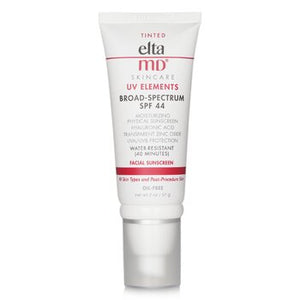 UV Elements Moisturizing Physical Tinted Facial Sunscreen SPF 44 - For All Skin Types &amp; Post-Procedure Skin