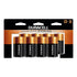 Duracell 8 Pack Coppertop D Alkaline Batteries