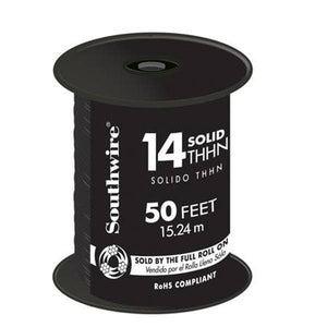 Southwire 50' 14 Solid THHN Copper Conductor Cable