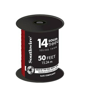 Southwire 50' 14 Solid THHN Copper Conductor Cable