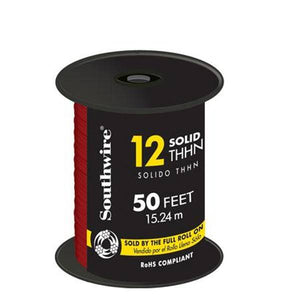 Southwire 50' 12 Solid THHN Copper Conductor Cable