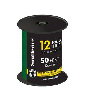 Southwire 50' 12 Solid THHN Copper Conductor Cable