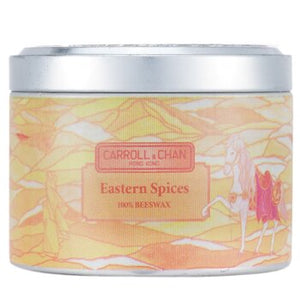 100% Beeswax Tin Candle - Eastern Spices