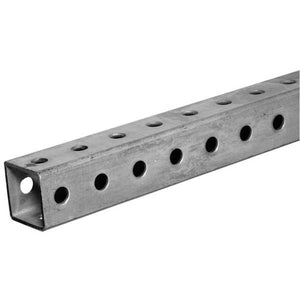 SteelWorks 1" x 1" x 48" Square Slotted Tubing