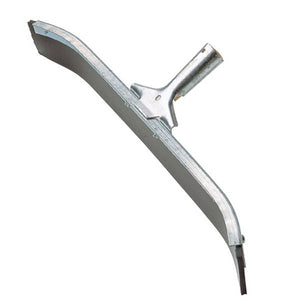 Ettore Industrial Duty Galvanized Steel Curved Floor Squeegee