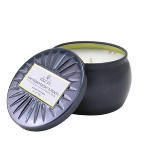 Mini Tin Candle - Makassar Ebony &amp; Peach