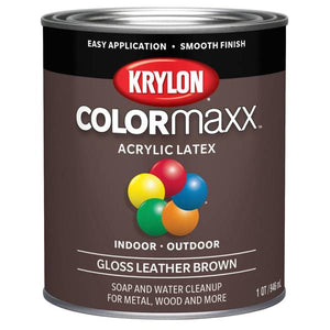 Valspar 1 Quart White Gloss COLORmaxx Brush-On