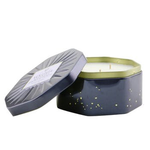 3 Wick Octagon Tin Candle - Makassar Ebony &amp; Peach