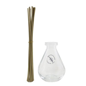 Home Perfume Diffuser - Droplet Shape (Glass Bottle &amp; Reeds)