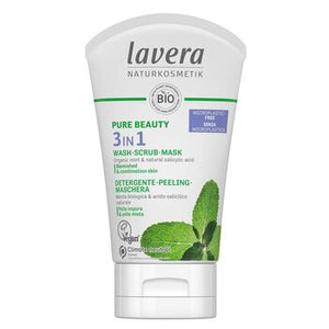 Pure Beauty 3 In 1 Wash, Scrub, Mask - For Blemished &amp; Combination Skin