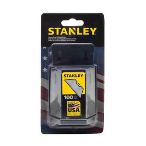 Stanley 100-Count Heavy-Duty Utility Blades with Dispenser