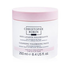 Cleansing Volumising Paste with Rose Extracts (Instant Root Lifting Clay to Foam Shampoo) - Fine &amp; Flat Hair