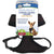 Four Paws Comfort Control Harness - Black - Small - For Dogs 5-7 lbs (14