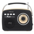 Supersonic Multi-Function Bluetooth Retro Speaker with Rechargeable Battery