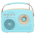 Supersonic Multi-Function tooth Retro Speaker with Rechargeable Battery