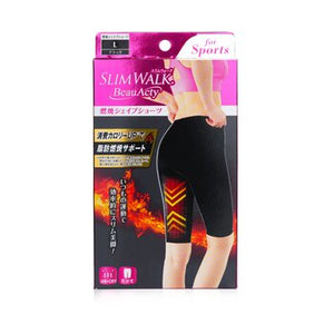 Compression Fat-Burning Support Shape Shorts - # Black (Size: L)