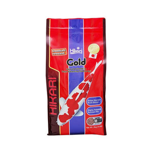 Hikari Gold Color Enhancing Koi Food - Medium Pellet - 4.4 lbs